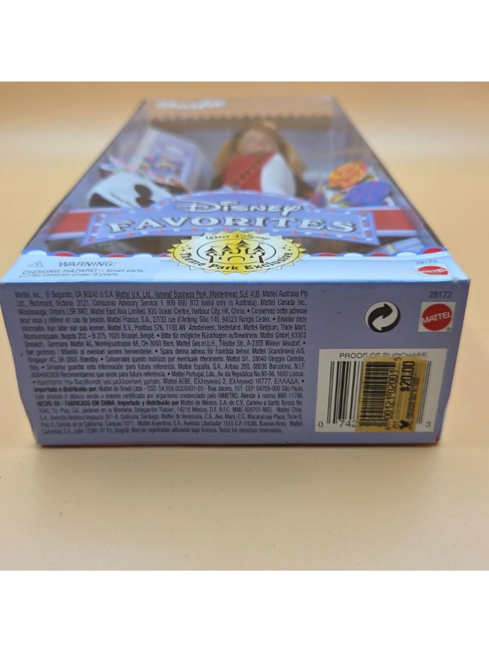 Disney Favorites Barbie Walt Disney Theme Park Exclusive Doll 28172 - Picture 6 of 16
